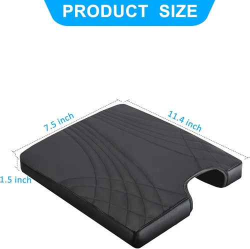 Miniatura 8 de Funda de consola central para Ford F150 2015-2024, F250 F350 F450 2017-2024 con asiento de salto 40/20/40, funda de consola, funda de asiento