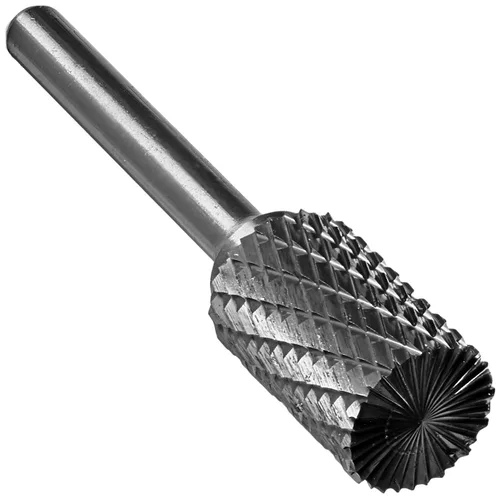 Miniatura 84 de Drill America SA-1 Rebaba de carburo/lima giratoria cilíndrica de doble corte para amoladora de troquel de 1/4" de diámetro x 5/8" de longitud