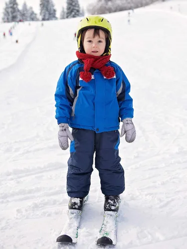 Miniatura 2 de Boao Snow Mittens Winter Ski Mittens Waterproof Warm Cotton-Lined Gloves for Kids