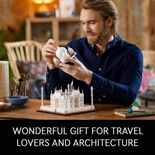 Miniatura 6 de LEGO Architecture Taj Mahal 21056 Set de Construcción - Colección de Monumentos, Modelo para Exhibición, Idea de Regalo de Decoración del Hogar