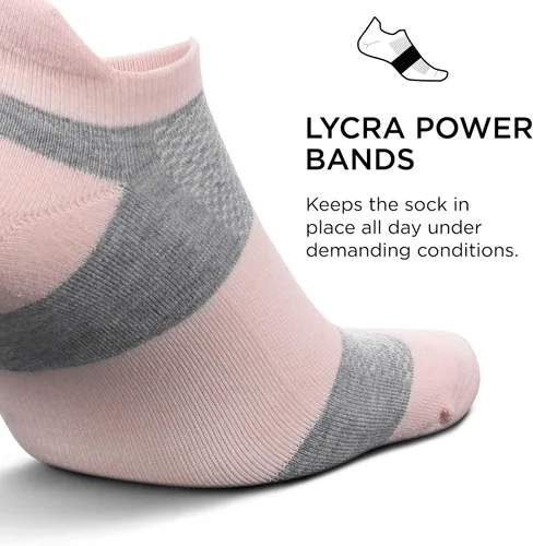 Miniatura 3 de Feetures Calcetines tobilleros acolchados de alto rendimiento Calcetines invisibles para mujeres y hombres con lengüeta en el talón (1 par)