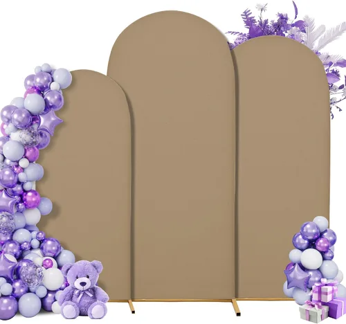 Miniatura 20 de Funda para arco de boda de 6 pies, tela elástica para arcos pequeños, cabinas de fotos y decoración de fiestas, para cumpleaños, duchas