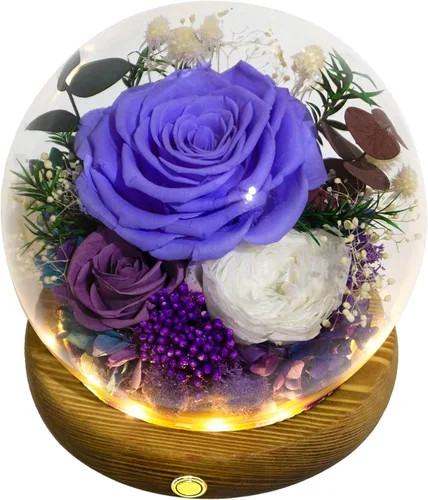 Miniatura 12 de Valley of Rain & Forest Flores reales de larga duración, regalo floral único para que envíes amor para todas las ocasiones, para decoración de Rosa
