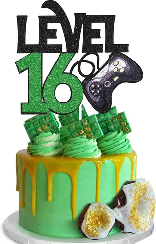Miniatura 15 de Decoración para pastel de juego de nivel 8 – Suministros de fiesta de 8 cumpleaños para niños – Decoración de fiesta de juegos ganador