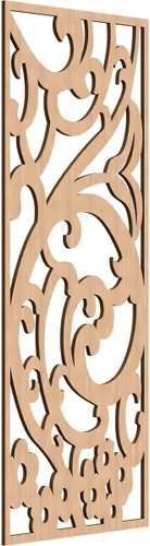 Miniatura 111 de Bridgewater - Paneles de pared decorativos de madera con calado, 9 3/8 pulgadas de ancho x 24 3/8 pulgadas de alto x 1/4 de alto, nogal