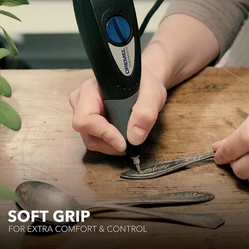 Miniatura 6 de Grabador de 7200 golpes por minuto Dremel 290-01 0.2 Amp incluye plantilla de letras y números