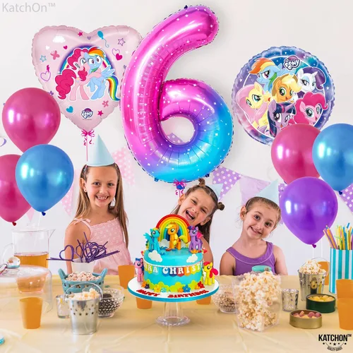 Miniatura 1424 de KatchOn, Globo grande azul número 2 de 40 pulgadas Decoraciones de cumpleaños de Baby Shark para niño de 2 años Globo azul número 2 Globo