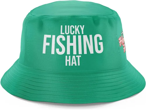Miniatura 15 de Regalos de pesca para hombres, WTF Wheres The Fish, divertido sombrero de pesca, sombrero de pescador, sombrero de sol para pesca Wtf - Verde