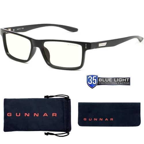 Miniatura 3 de GUNNAR - Blue Light Reading Glasses - Vertex, Onyx, Amber and Clear Bundle, 1.5