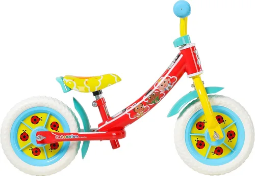 Miniatura 2 de Dynacraft Cocomelon Bicicleta de equilibrio para niños, ideal para niños pequeños, ligera y duradera, diseño divertido y colorido, perfecta para Rojo