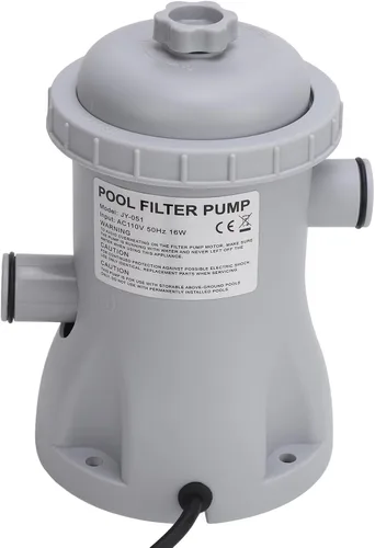 Miniatura 9 de Bomba de cartucho de filtro para piscina, bomba de filtro de cartucho transparente de 330 galones para piscinas terrestres, piscina eléctrica