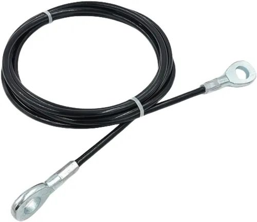 Cable de alambre de acero de repuesto para gimnasio en casa, apilamiento de pesas, cuerda de polea de fitness de 0.197 in de grosor con