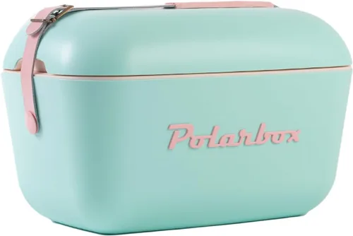 Miniatura 19 de Retro Beach Cooler Vintage Picnic Lunch Box Bag Portable Cooler Travel Camping Senderismo 90s Style Ice Chest