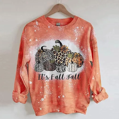 Miniatura 2 de Camisas de otoño para mujer, disfraces de Halloween, casual, a la moda, con estampado de calabaza, sudadera holgada