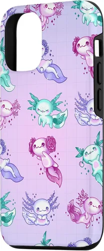Miniatura 2 de Funda con patrón Axolotl para iPhone 12/12 Pro