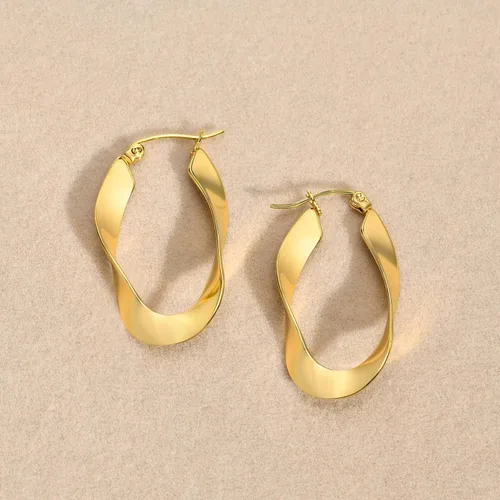 Miniatura 3 de MengPa Aretes de aro para mujer, chapados en oro negro, aretes de gota, joyería de moda
