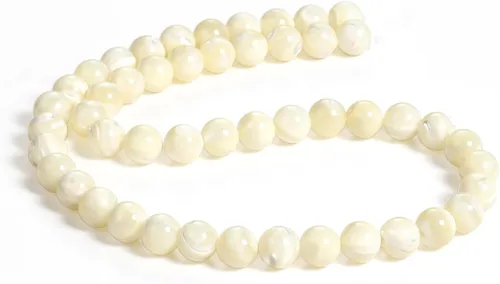 Miniatura 96 de Cuentas de ónix negro BEADNOVA con cuentas de cristal natural, piedras preciosas, redondas, sueltas, curativas de energía con cordón elástico de 01)
