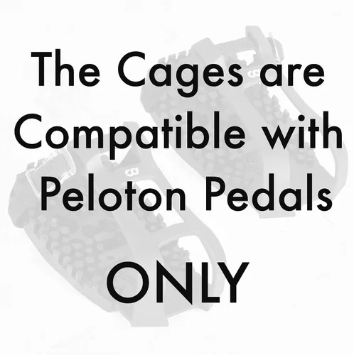 Miniatura 2 de CyclingDeal Solo jaula de clips para dedos de bicicleta – Compatible con adaptadores de pedales Peloton Bike & Bike+ – Convierte pedales Look Delta