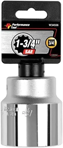 Miniatura 15 de Performance Tool W34855 - Llave de vaso estándar de 12 cantos de 3/4" 55mm