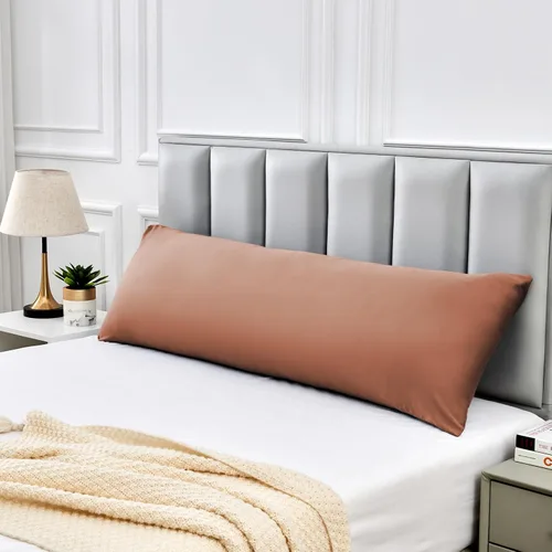 Miniatura 140 de Warmstar Juego de 2 fundas de almohada de algodón de tamaño estándar, fundas de almohada de 600 hilos de 20 x 26 pulgadas, fundas de almohada