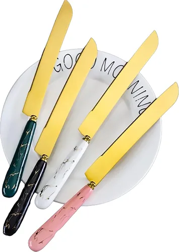 Miniatura 7 de Chandler Cake and Pie Server Kit Wedding Cake Serving Kit Stainless Steel 18/10 Cutlery Set 2 Pieces Pastry Servers (Green)