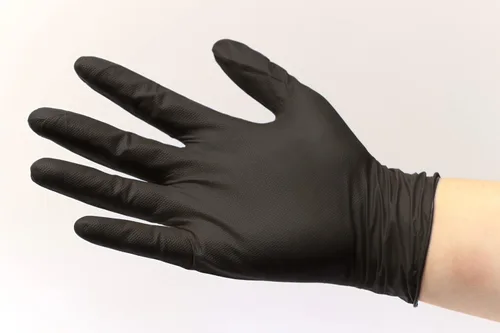 Miniatura 3 de DENCO DISTRIBUTING, INC. GripTensity Diamond Nitrile Gloves - Black 7 MIL - Latex & Powder Free - 10 Boxes