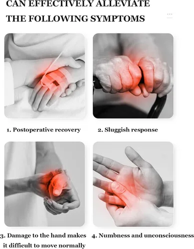 Miniatura 7 de Rehabilitation Robot Glove, Finger and Hand Function Rehabilitation Trainer, Hand Recovery Equipment for Cerebral Palsy Arthritis Stroke Hemiplegia