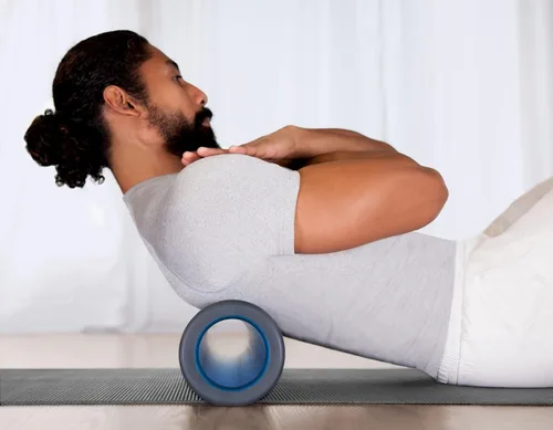 Miniatura 8 de Teeter Rodillo de espuma de masaje, texturizado para alivio muscular de tejido profundo para aumentar la recuperación, flexibilidad, movilidad, Más