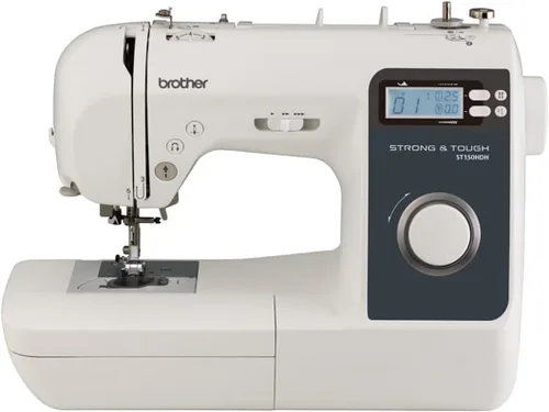Brother Máquina de coser ST150HDH, fuerte y resistente, 50 puntadas incorporadas, pantalla LCD, 9 prensatelas incluidos