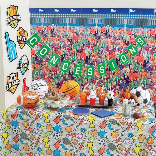 Miniatura 4 de Fun Express Bolas deportivas inflables surtidas de béisbol, pelotas de fútbol, baloncesto y pelotas de fútbol, suministros escolares bíblicos