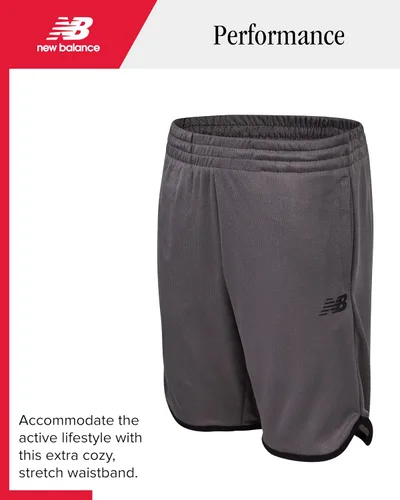 Miniatura 5 de New Balance Conjunto de pantalones cortos activos para niños, 2 piezas de camiseta de rendimiento atlético y pantalones cortos de gimnasio activo