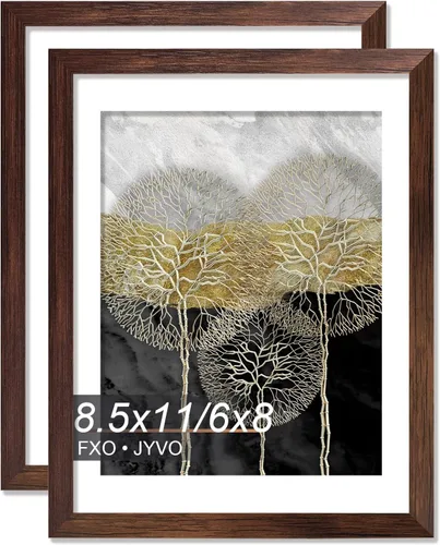 Miniatura 35 de Fxojyvo Marco de Fotos de 4x6, Muestra Foto de 3.5x5 con Paspartú o 4 x 6 Sin Paspartú, Liviano y de Alta Transparencia Marco de 4 por 6 para Pared