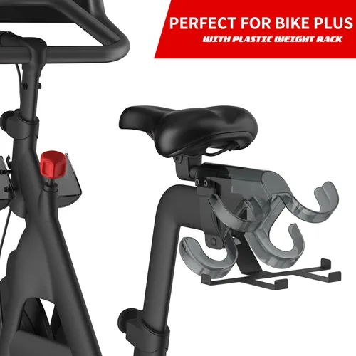 Miniatura 2 de Soporte de zapatos solo compatible con Peloton Bike Plus con soporte de plástico para pesas, soporte de zapatos de metal solo para PL-02, no es