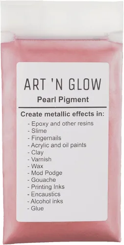 Miniatura 15 de Art 'N Glow Pigmento en polvo de perla de mica, 0.88 onzas, pigmento de perla fina para resina epoxi, gran opción para creativos, pinturas