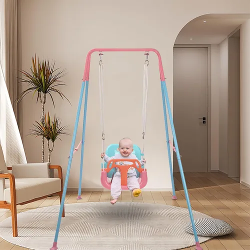 Miniatura 7 de TALECO Gear - Juego de columpios 3 en 1 para patio trasero, columpio de bebé para exteriores/interiores, juego de columpios para niños de 6 meses