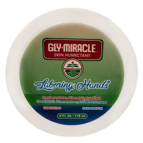 Miniatura 7 de GLY MIRACLE Laboring Hands Crema corporal hidratante de 4 onzas, humectante de piel no grasa para piel, manos, cuerpo y pies extremadamente secos