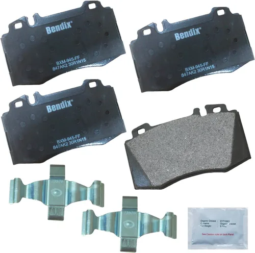 Miniatura 167 de Pastillas de freno delanteras cerámicas Bendix Priority1 CFC2302 para Hyundai Elantra 2021, Sonata 2022-2020, Kia K5 2023-2021