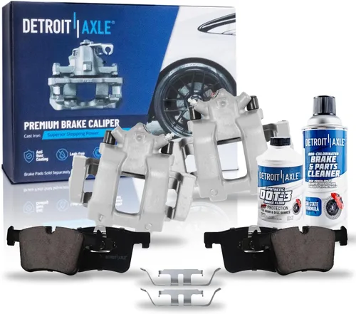 Miniatura 13 de Detroit Axle - Zapatas de freno traseras para Chrysler PT Cruiser 04-09, reemplazo de zapatas de freno semimetálicas 2004 2005 2006 2007 2008 2009