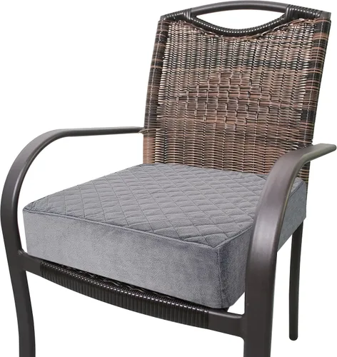 Miniatura 19 de Cojín elevado para adultos, 16 x 16 x 4.5 pulgadas, cojín de asiento de firmeza media para el hogar, oficina, silla de ruedas, automóvil, funda