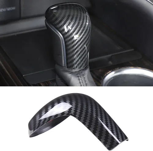 ERIDANUS Accesorios para automóviles compatibles con Toyota Camry 2023 2022 2021 2020 2019 2018nterior Palanca de cambios (estilo fibra de carbono)