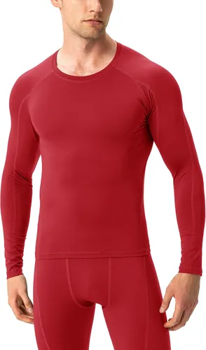 Miniatura 2 de Men's Long Sleeve Compression Shirts Dry Fit Workout Athletic Baselayers Running Shirts