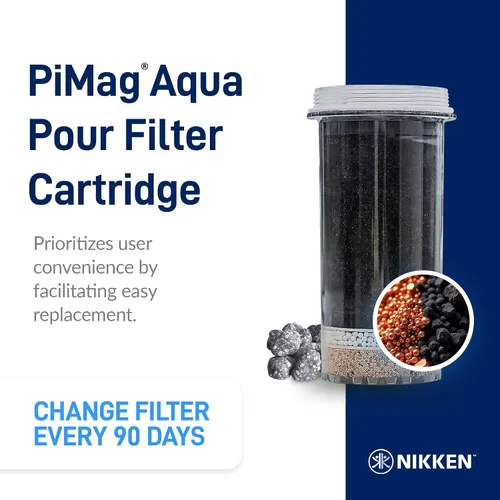 Miniatura 2 de Nikken Aqua Pour 1 cartucho de filtro - 1361, repuesto avanzado para sistema purificador de filtro de agua por gravedad 1360, sistema de agua PiMag
