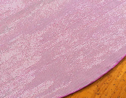 Miniatura 9 de Unique Loom Jardin Collection - Alfombra para múltiples áreas, abstracta, vibrante., Polipropileno, Rosado