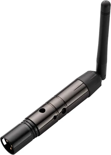 Miniatura 4 de JERRAY - 8 piezas, 7 receptores inalámbricos DMX femeninos y 1 transmisor masculino, control 2.4G Dfi DJ, versión corta para luz LED de escenario