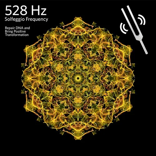 Miniatura 3 de Tuning Forks 528 Hz Diapason ponderado diapason diapason