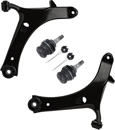 Miniatura 137 de Detroit Axle - Brazos de control superiores traseros para Chrysler 300 Dodge Challenger Charger Magnum, reemplazo del conjunto de brazos de control