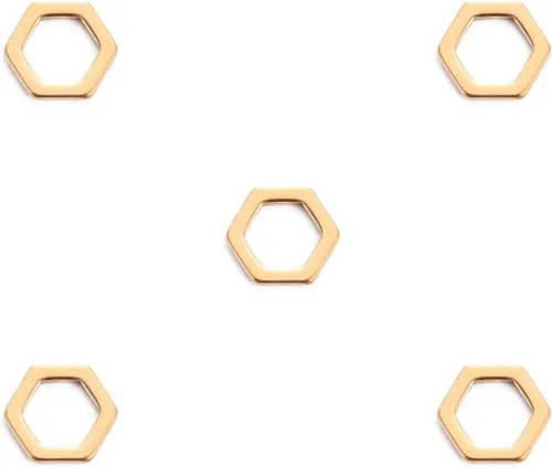 Miniatura 40 de kkjoy 5 dijes de acero inoxidable para hacer joyas y manualidades, varios colgantes pequeños, suministros de manualidades, accesorios para pulseras