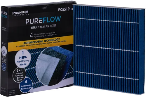 Miniatura 3 de Filtro de aire de cabina PureFlow HEPA PC5519HX Compatible con Honda Ridgeline 2006-2025, Passport 2019-2025, Accord 2003-2017, CR-V 2007-2016