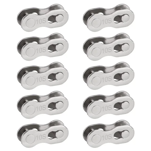 Miniatura 11 de 10 pares de bicicletas 6/7/8 velocidad cadena conector acero rápido conector cadena universal bicicleta hebilla mágica faltante eslabones maestros