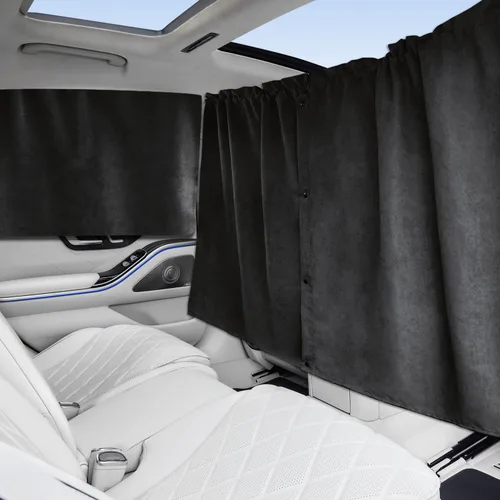 53.74 x 31.50 pulgadas, juego de 3 cortinas de privacidad para automóvil, SUV, MVP, camioneta, automóvil pequeño/sedán, accesorios universales para